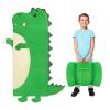 Kids Sleeping Bag Soft Plush Toddler Nap Mat with Pillow for Boys Girls Large 67 * 27.5 Inch Sleeping Mat for Daycare Preschool Kindergarten view 1