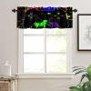 AAVEUP Game Valance Curtain for Kids Cartoon Modern Abstract Colour Pigment Creative Electronic Video Gamepad Window Treatment Valances Curtains for Boys Living Room Bedroom Nursery 54x18In view 4