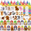 Gejoy 72 Pcs Adopt a Puppy Party Favors for Kids Puppy Themed Birthday Party Supplies Plush Dogs with Hats Adoption Certificates Boxes for Adopt a Pet Theme Boys Girls Birthday Parties(Novelty Dog) view 1