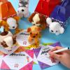 Gejoy 72 Pcs Adopt a Puppy Party Favors for Kids Puppy Themed Birthday Party Supplies Plush Dogs with Hats Adoption Certificates Boxes for Adopt a Pet Theme Boys Girls Birthday Parties(Novelty Dog) view 4