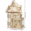 3D House Jigsaw Puzzle Model Kit - CUTEROOM Fantasy Villa Dollhouse DIY Building Set for Adults, Creative Home Decor Gift view 2