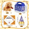 Gejoy 72 Pcs Adopt a Puppy Party Favors for Kids Puppy Themed Birthday Party Supplies Plush Dogs with Hats Adoption Certificates Boxes for Adopt a Pet Theme Boys Girls Birthday Parties(Stylish Dog) view 2