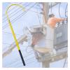 Rescue Hook High Voltage Work Insulated Rescue Pole with Body Hook 3 5 6 10 FT Long, 10 35 110 220 KV High Voltage Electrical Emergency Rescue Sticks, Lightweight Anti-electrocution Lifeguard Rod Kit( view 1