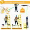 Rescue Hook High Voltage Work Insulated Rescue Pole with Body Hook 3 5 6 10 FT Long, 10 35 110 220 KV High Voltage Electrical Emergency Rescue Sticks, Lightweight Anti-electrocution Lifeguard Rod Kit( view 4