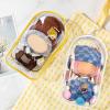 2-Pack Clear Figure Display Bag for 17cm Dolls  Doll Pouch with Keychain, Portable & Dustproof Carrying Case for Funs Collectibles view 2
