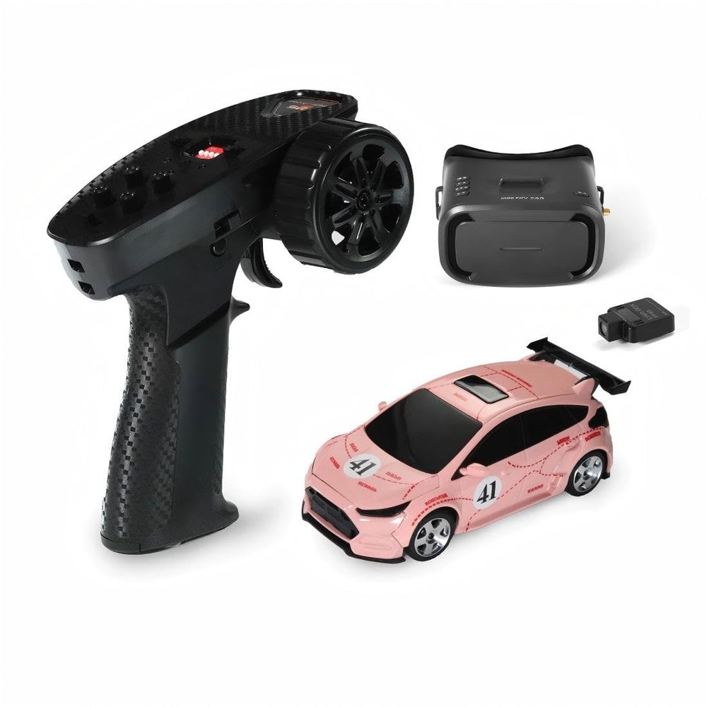 Actualia SNT Mix GO MG044 Mini Drift RC Car with Camera Gyro, 1/43 Scale Full Proportional 2.4G RC Electric 4WD Racing Drift Vehicle Gift for Adult - RTR & FPV Combo Version