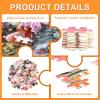 1000 Pieces Challenging Animals Made of Flowers Jigsaw Puzzles for Adults Cattle Jigsaw Puzzle for Adults as Gifts Home Decor Intelligence Puzzles for Family Games 27.5"X19.7" view 2