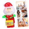 FELTECHELECTR 3pcs Drumming Santa Claus Wind up Toys Fun Christmas Playthings for Boys and Girls Creative and Safe Colors for Indoor Play view 3