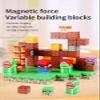 Lnyofz Magnetic Blocks - 80Pcs Building Cubes Adventure Game Set, Building Blocks STEM Sensory Creative Toys Games for Kids Boys & Girls view 3