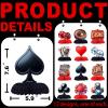 12 Pack Casino Table Decorations - Casino Party Decorations for Adults' Birthday and Themed Events - Casino Table Toppers view 2