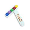 Gonggi Game,Gonggi Weighted Korean Game,5 Premium Marbles + Box, Traditional Toss & Catch Dexterity Training, Suitable for Family Gatherings and Social use(White) view 1