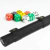 Abaodam Zippered Dice Roll Bag Portable Dice Storage Organizer with Soft Rolling Mat Pu Leather Travel-friendly Design for Game Beads and Accessories view 3