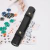 Abaodam Zippered Dice Roll Bag Portable Dice Storage Organizer with Soft Rolling Mat Pu Leather Travel-friendly Design for Game Beads and Accessories view 4