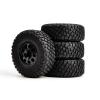 12mm Hex Wheels Tires with Inserts (4) 1/10 Rock Crawler 1:10 Short Course Buggy Truck Off Road 2.2 Rim for Traxxas hpi kyosho arrma hsp losi Tenacity Vkar teamc kingtair FMS LC70 LRP Redcar Tamiya view 1