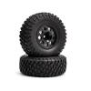 12mm Hex Wheels Tires with Inserts (4) 1/10 Rock Crawler 1:10 Short Course Buggy Truck Off Road 2.2 Rim for Traxxas hpi kyosho arrma hsp losi Tenacity Vkar teamc kingtair FMS LC70 LRP Redcar Tamiya view 2