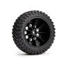 12mm Hex Wheels Tires with Inserts (4) 1/10 Rock Crawler 1:10 Short Course Buggy Truck Off Road 2.2 Rim for Traxxas hpi kyosho arrma hsp losi Tenacity Vkar teamc kingtair FMS LC70 LRP Redcar Tamiya view 4