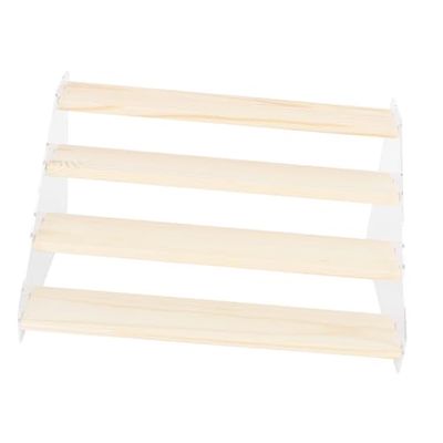 Anneome Desktop Doll Rack Displaying Holder for Figurines Stand Compact Ornament Display Case for Models and Toys for Landscapes and