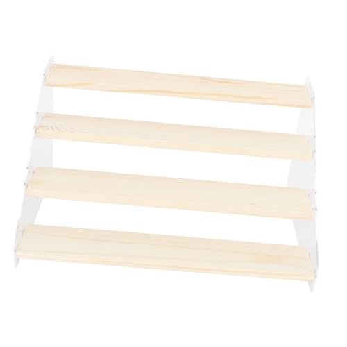 Anneome Desktop Doll Rack Displaying Holder for Figurines Stand Compact Ornament Display Case for Models and Toys for Landscapes and