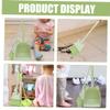 Cabilock 1set Boy Girl Broom and Dustpan for Toddlers Cleaning Tools for Boy Girl Fun Housekeeping for Home and Kindergarten Use Includes Broom and Dustpan view 2