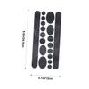 Anneome 2sheets Protective Bike Frame Stickers Carbon Pattern Self-Adhesive Bike Films view 2