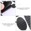 Anneome 2sheets Protective Bike Frame Stickers Carbon Pattern Self-Adhesive Bike Films view 3