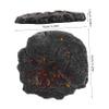 BRIGHTFUFU Figure Posing Platform Display Base for Action Figures Led Volcano Scene view 2