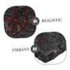 BRIGHTFUFU Figure Posing Platform Display Base for Action Figures Led Volcano Scene view 3