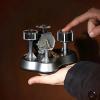 BoBoHui Mini Black Portable Finger Drum Kit - Touch Control Stress-Relieving Musical - Ideal Gift for Valentine's Day, Birthday, & Christmas view 2