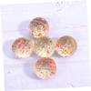 FOYTOKI 5pcs Fruit Themed Bouncy Rubber Jumping Toy for Boy Girl Cognitive Learning and Playtime Fun Safe Material for Parties and Leisure Activities view 3