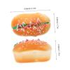 Ciieeo Artificial Bread Decoration Realistic Faux Pu Food for Kitchen Display Home Party Props and Photography and Pretend Bread Toy view 2