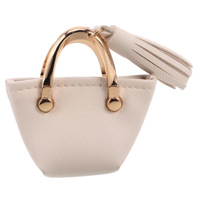 Vaguelly Mini Handbag for Dolls Bjd Dolls Accessories White Purse Shoulder Bag Fashion Mini Bag for Collectors