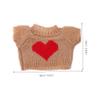 VICASKY Bear Costume for Dolls 4pcs Sweaters Set Stuffed Animal Accessories Adorable Designs Easy to Change Outfits view 2