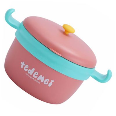 LIFKOME 1set Stainless Steel Insulation Bowl for Food-grade Cup Tableware for Feeding and Weaning
