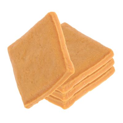BCOATH 4pcs Dried Tofu Model Tofu Prop Item Display Sculpture Detailed Fake Decoration