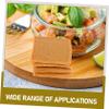 BCOATH 4pcs Dried Tofu Model Tofu Prop Item Display Sculpture Detailed Fake Decoration view 3