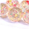 CORHAD 5Pcs Fruit Themed Jumbo Bouncy Balls for Transparent Cognitive Learning Super Bouncy Space Fun for Recess and Playtime view 3