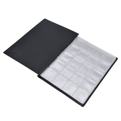 250 Pocket Collection Book - Commemorative Holder Storage Album for Collectors at Home (Black)