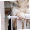 ibasenice 8pcs Pet Gate Spindle Rods Replacement Kit for Pressure Mounted Screws Rods and Adapter Bolts Pet Safety Easy Installation Accessories view 4