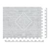 House of Noa Play Mat 4x6 Gray Ula Set of 6 Tiles EVA Foam Play Mat for Floor, Soft Interlocking Mats for Hard Floors view 1
