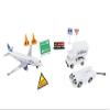 Daron 12-Piece jetBlue A321 Balloons Livery Airport Die-Cast Metal and Plastic Airplane, Vehicles, and Accessories Playset Toy and Collectible, for Age 3+ view 2