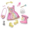 American Girl, AG Sisters Wesley Doll, Brown Eyes, Short Curly Dark-Brown Hair with Pink Highlights, 14.5", Age 4+ view 3