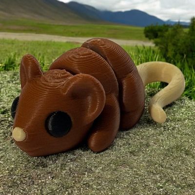 Articulated Mouse | Home Dcor and Office Desk Toys | Autism, ADHD, Sensory | 3D Printed Gift