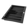Totority Professional Poker Chip Tray Rack Portable Poker Chip Box Acrylic Holder Black view 1