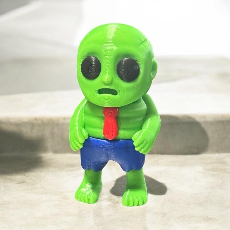 Articulated Zombie with Shorts and Tie | Home Dcor and Office Desk Toys | Autism, ADHD, Sensory | 3D Printed Gift