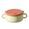 JOINPAYA 1pc Detachable Food Bowl Dual-handle Grinding Bowl for Boys and Girls Base Design for Stability Easy to Clean Suitable for Boy Girl Meals and Soups Stainless Steel view 1