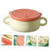 JOINPAYA 1pc Detachable Food Bowl Dual-handle Grinding Bowl for Boys and Girls Base Design for Stability Easy to Clean Suitable for Boy Girl Meals and Soups Stainless Steel view 3