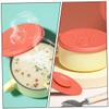 JOINPAYA 1pc Detachable Food Bowl Dual-handle Grinding Bowl for Boys and Girls Base Design for Stability Easy to Clean Suitable for Boy Girl Meals and Soups Stainless Steel view 4