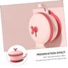 Hemoton Suction Bowl Insulated Stainless Steel Feeding Dish with Steam Release Easy to Clean Durable Removable Pink Tableware for Toddlers view 3