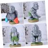 Angoily Wear-Resistant Moai Stone Game Controller Holder Multi-Functional Desktop Stand for Gaming Accessories Unique Decorative Statue for Use view 3