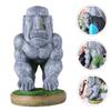 Angoily Wear-Resistant Moai Stone Game Controller Holder Multi-Functional Desktop Stand for Gaming Accessories Unique Decorative Statue for Use view 4